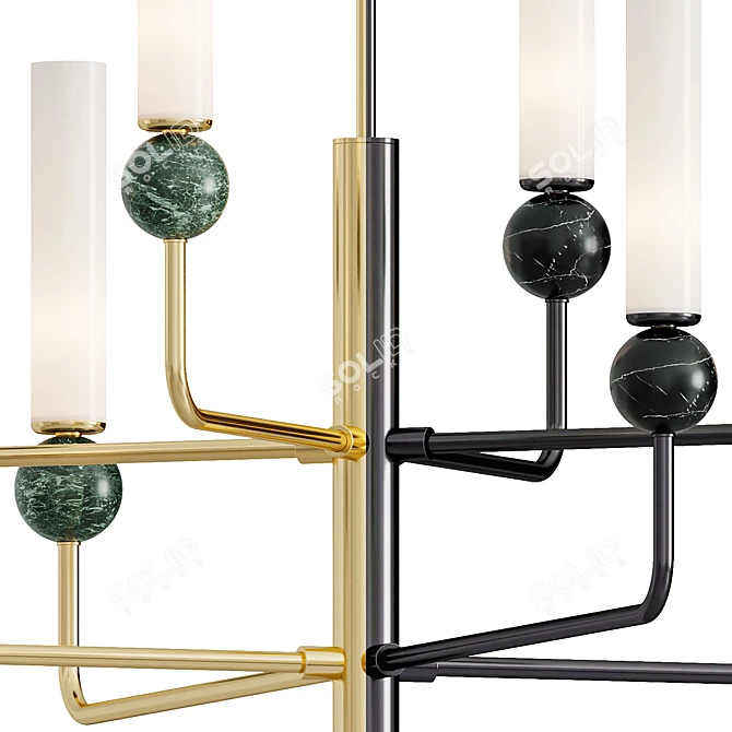 STANLEY Modern Chandelier Fixture 3D model image 3