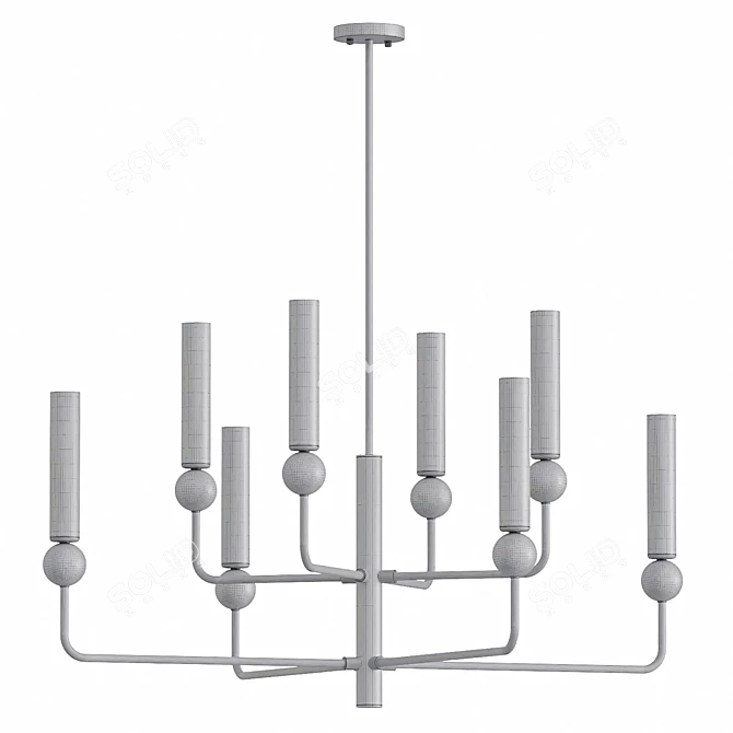 STANLEY Modern Chandelier Fixture 3D model image 4