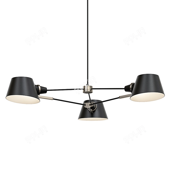 ImperiumLoft SPREAD D95 Chandelier 3D model image 1