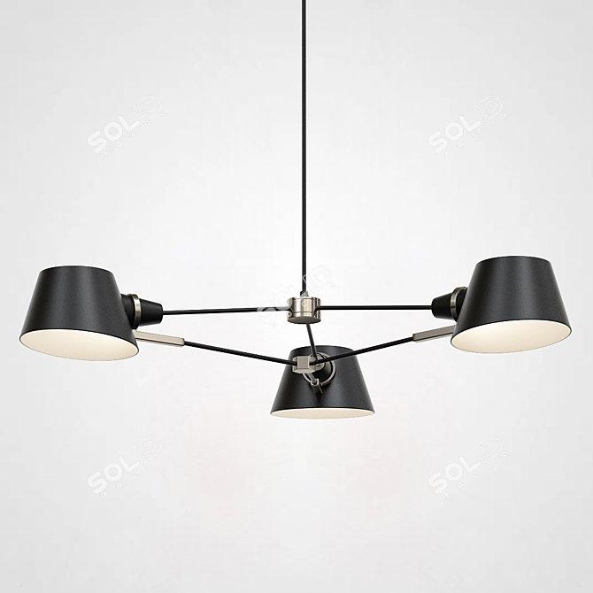 ImperiumLoft SPREAD D95 Chandelier 3D model image 2