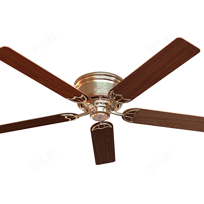 Hunter Ceiling Fan Model 3D model image 1