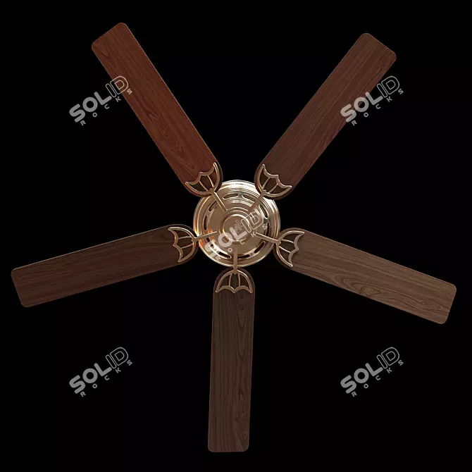 Hunter Ceiling Fan Model 3D model image 3