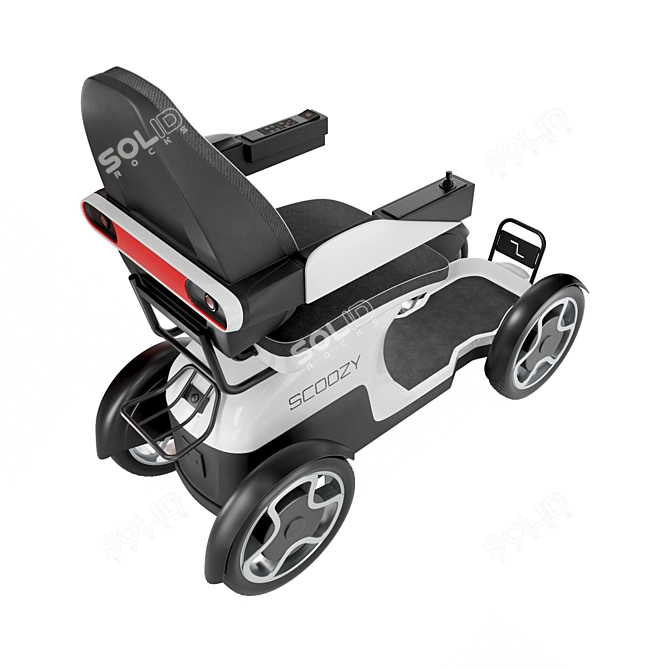 Scoozy Electric Mobility Scooter 3D model image 3