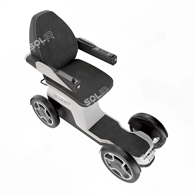 Scoozy Electric Mobility Scooter 3D model image 4