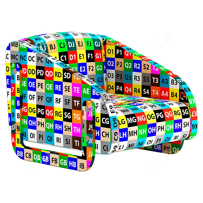 Elegant Bevan Chair Model 3D model image 6