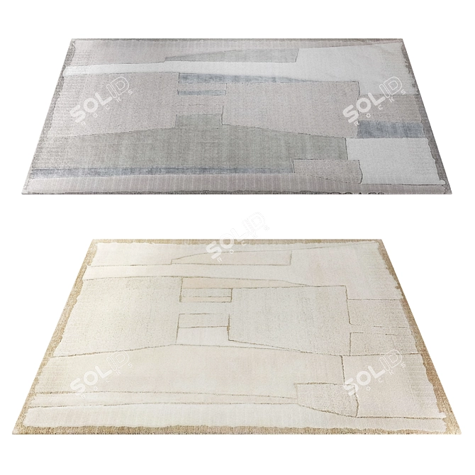 Atelier Fevrier PAYSAGE 1 Rug Set 3D model image 4