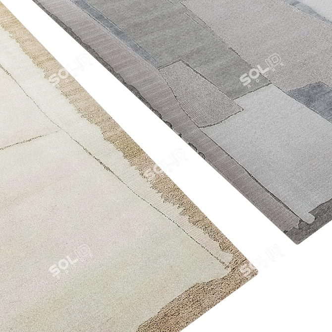 Atelier Fevrier PAYSAGE 1 Rug Set 3D model image 5