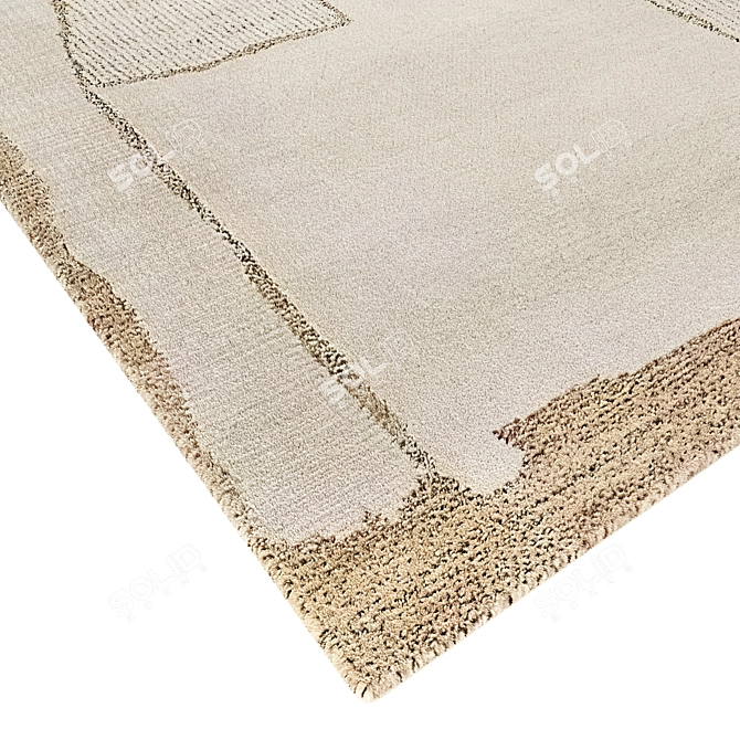 Atelier Fevrier PAYSAGE 1 Rug Set 3D model image 7