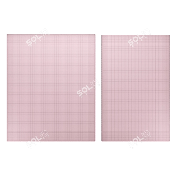 Atelier Fevrier PAYSAGE 1 Rug Set 3D model image 1