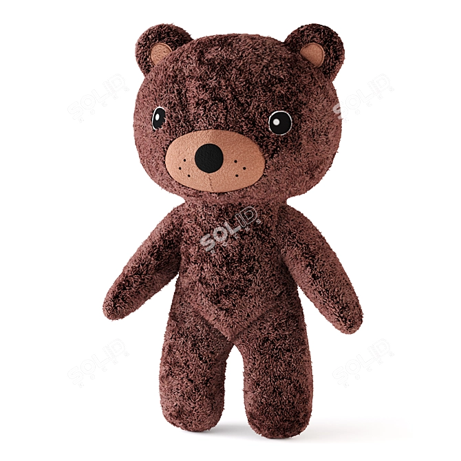 IKEA AFTONSPARV BEAR Plush Toy 3D model image 4