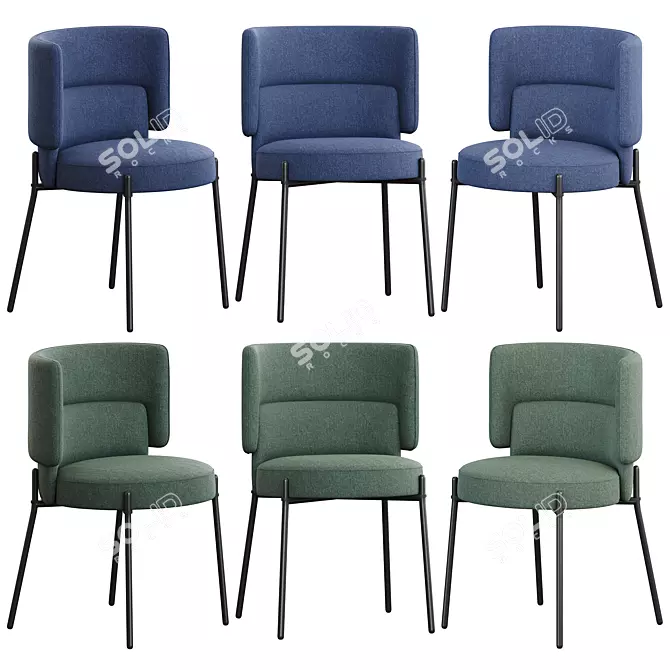 Cosmo Mellow MeshSmooth Chair 3D model image 4