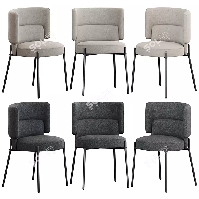 Cosmo Mellow MeshSmooth Chair 3D model image 5