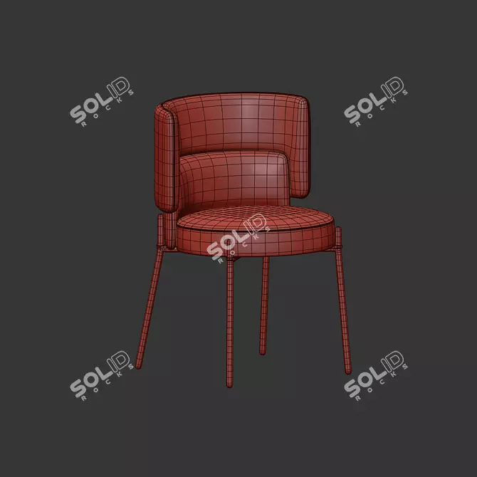 Cosmo Mellow MeshSmooth Chair 3D model image 6