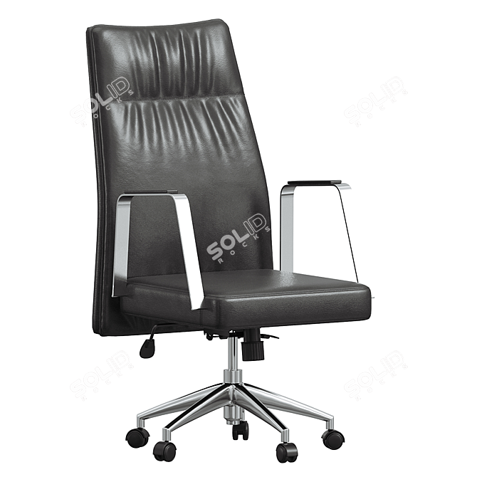 Ergonomic High Back Office Chair 3D model image 1