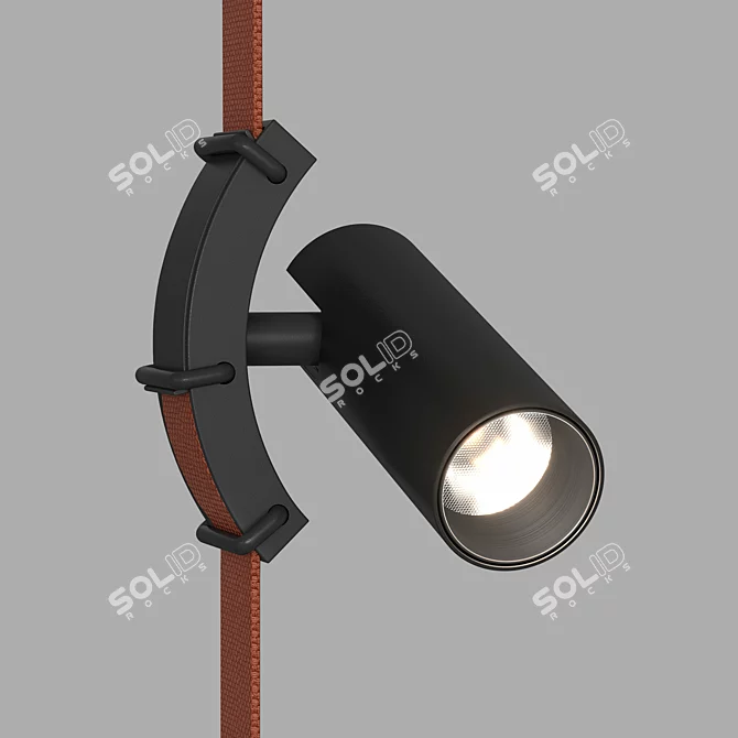 Belty Spot LED Track Light 3D model image 3