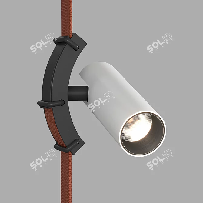 Belty Spot LED Track Light 3D model image 4