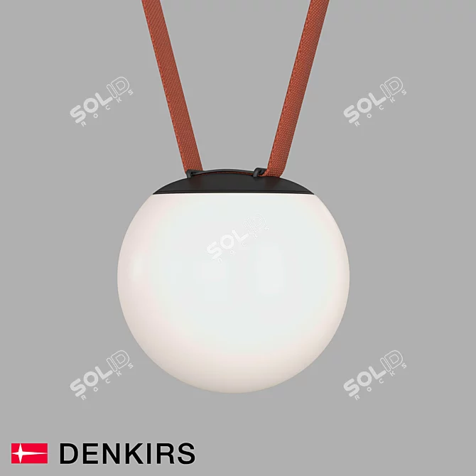 Belty Orb LED Track Light 3D model image 1