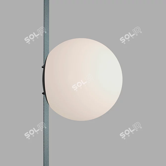 Belty Orb LED Track Light 3D model image 2