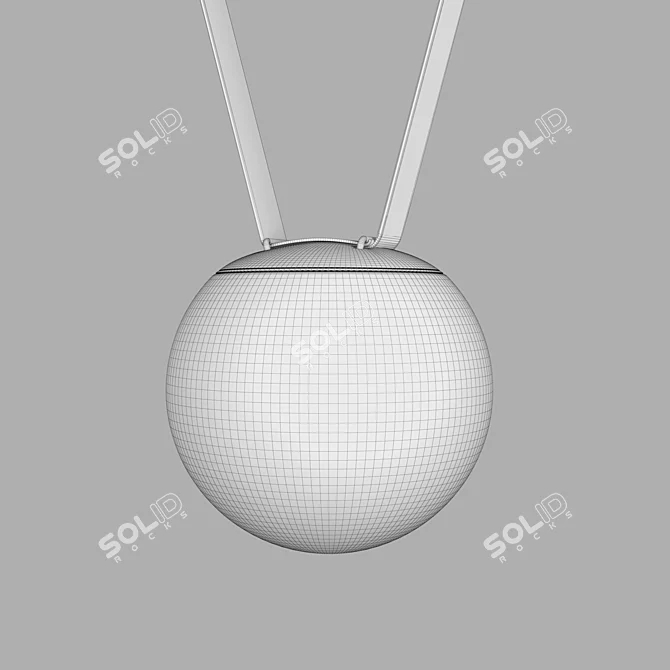 Belty Orb LED Track Light 3D model image 5