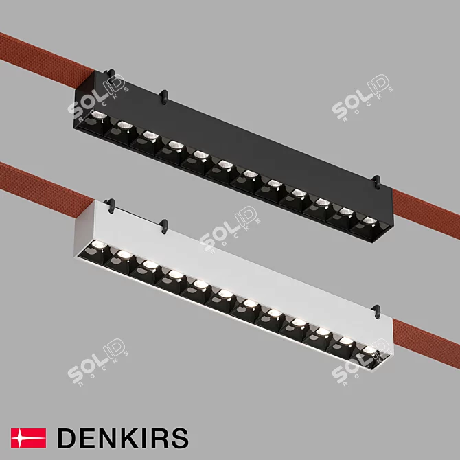 Belty Grill LED Track Lighting 3D model image 1