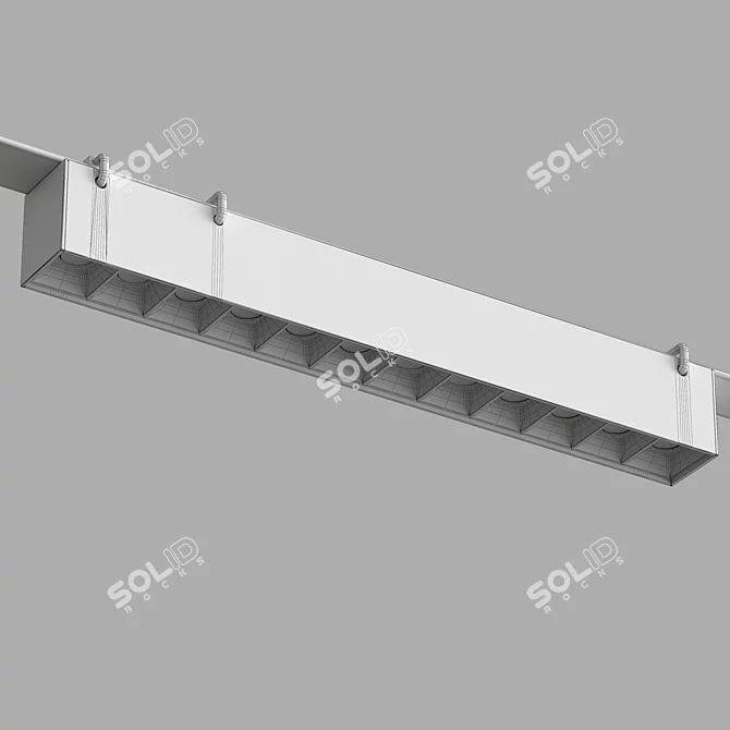 Belty Grill LED Track Lighting 3D model image 4