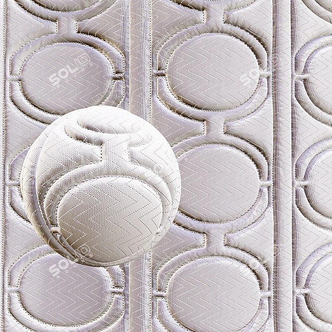 Infinity Fabric Mattress Textures - Seamless 3D model image 2