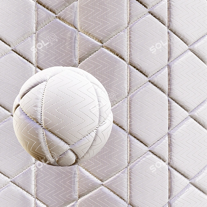 Infinity Fabric Mattress Textures - Seamless 3D model image 3