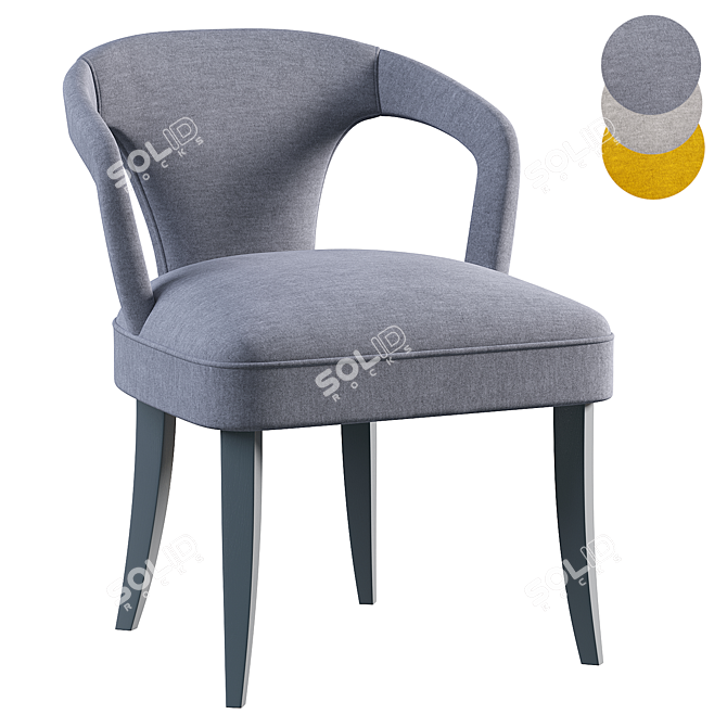 Modern Mary Q Chair Rendered 3D model image 1