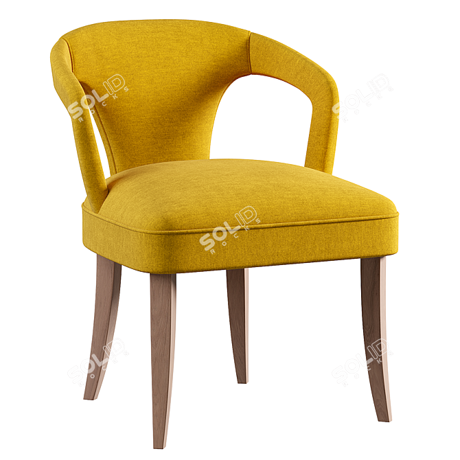 Modern Mary Q Chair Rendered 3D model image 3