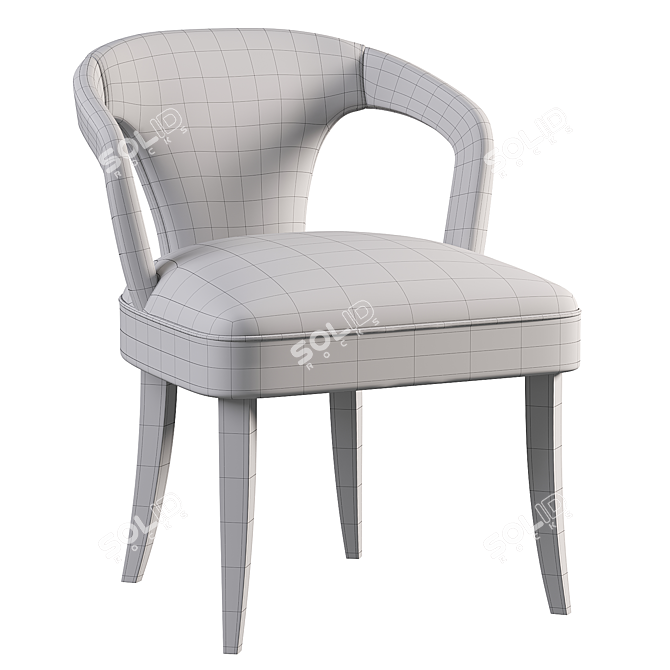 Modern Mary Q Chair Rendered 3D model image 5