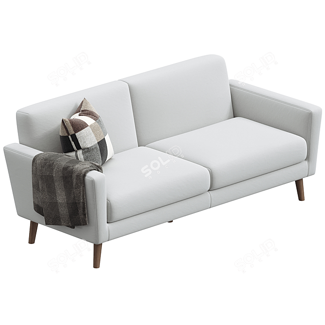 Trendy Oliver Sofa Bestseller 3D model image 2