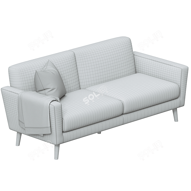 Trendy Oliver Sofa Bestseller 3D model image 3