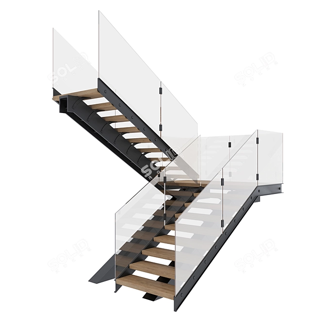 Architectural Stairs Collection - 3D Models 3D model image 1