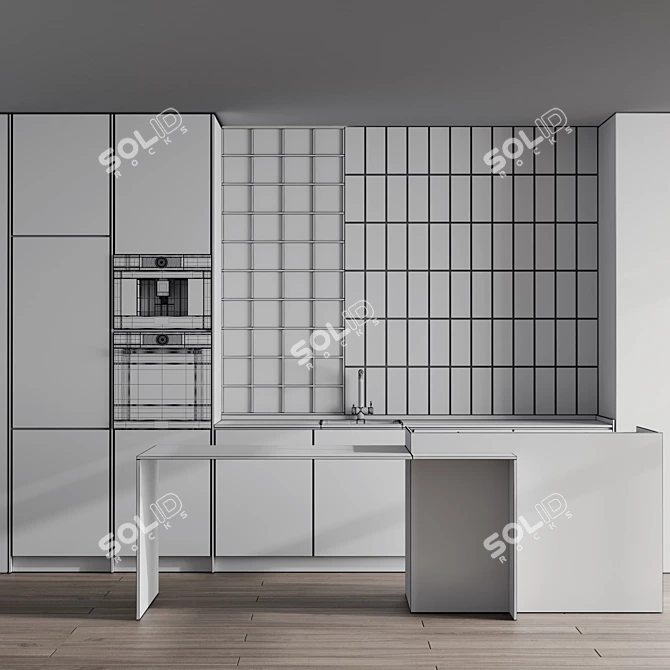 Bosch Kitchen No 59: Essential Cooking Companion 3D model image 6