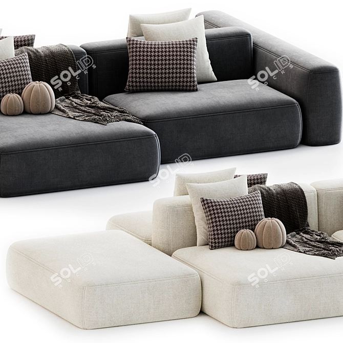  Sky Modular Sofa: Tamamm Quality 3D model image 5