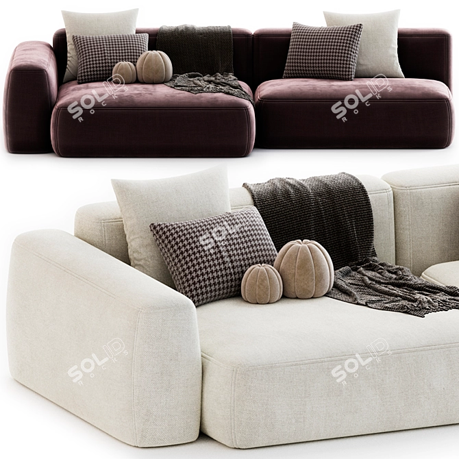  Sky Modular Sofa: Tamamm Quality 3D model image 6