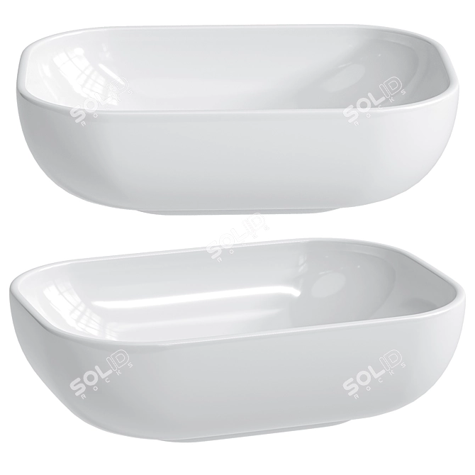 DIWO Moduo 50 Sink Bowl 3D model image 2