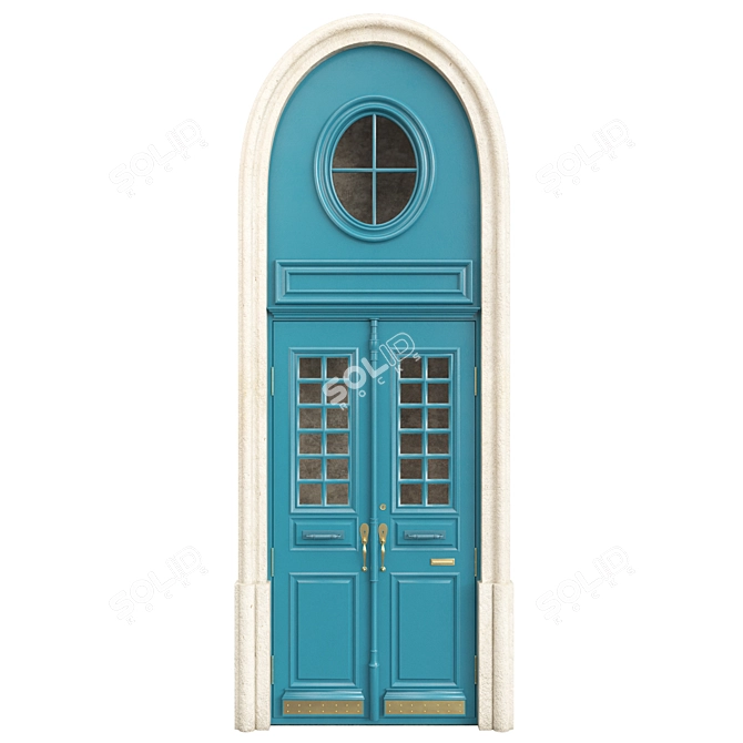 Classic Door 3D Model Set 3D model image 1