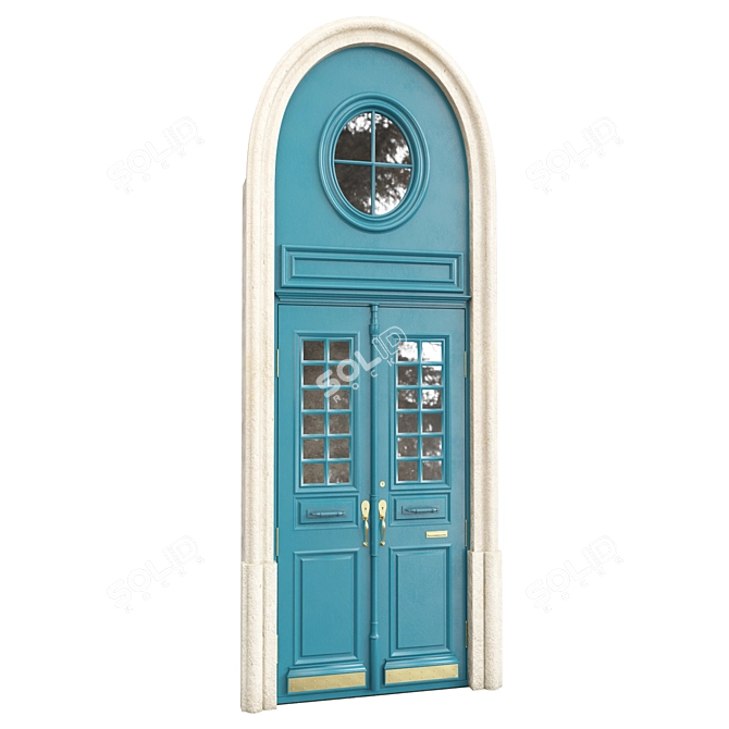 Classic Door 3D Model Set 3D model image 5