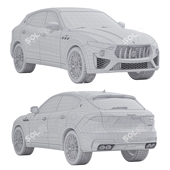 Maserati Levante GT Hybrid Archive 3D model image 3