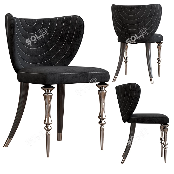 Luxury Armchair Arven Model 3D model image 1