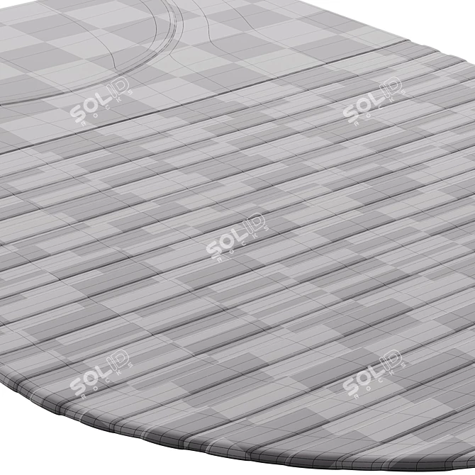 Modern Olsen Dome Rug 3D model image 7