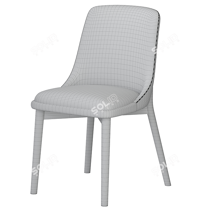 Celine 077S Side Chair 3D Model 3D model image 4