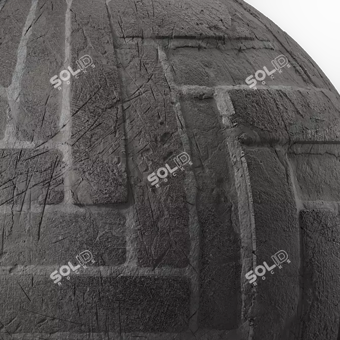 Artisan Slate Seamless Pavement Materials 3D model image 7