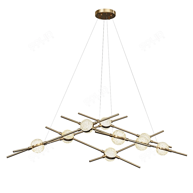 ImperiumLoft TRELLIS Pendant Chandelier 3D model image 1