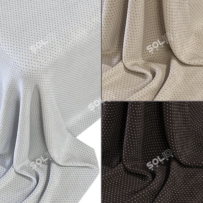 Pastiglia Fabric Collection 3D Model 3D model image 1