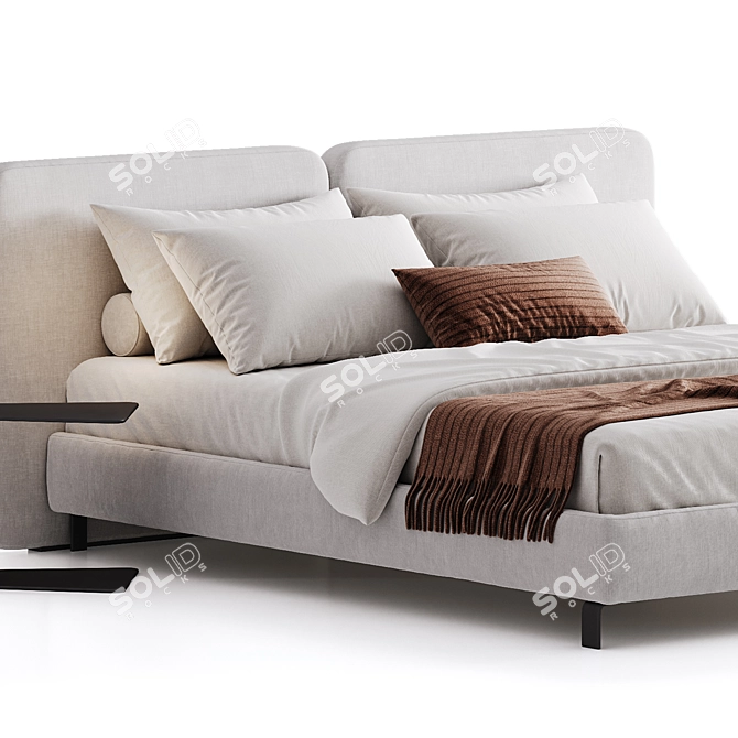 Luxury Tatlin Cover Bed 3D 3D model image 3