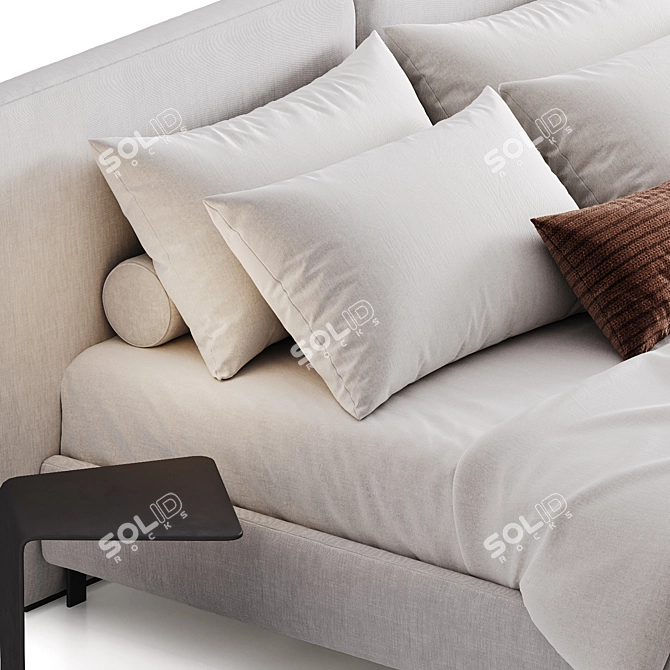 Luxury Tatlin Cover Bed 3D 3D model image 4