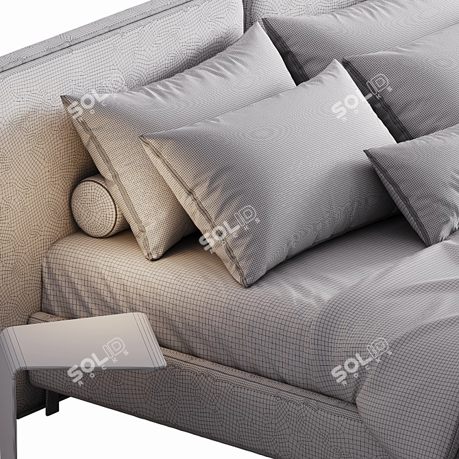 Luxury Tatlin Cover Bed 3D 3D model image 5