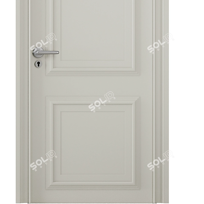 Modern Interior Door Set 2016 3D model image 3